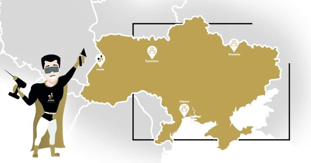 Agencja KONO otworzyła nowe punkty obsługi na Ukrainie